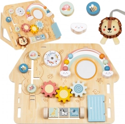 fa foglalkoztató ház alakú tábla gyerekeknek