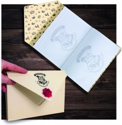 Vonalas Harry Potter jegyzetfüzet mágneses záródással