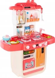 nagy rózsaszín játékkonyha hanggal