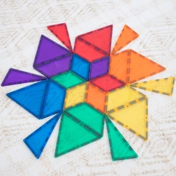 CONNETIX Rainbow Shape Expansion Pack – mágneses építőjáték, 36 darab