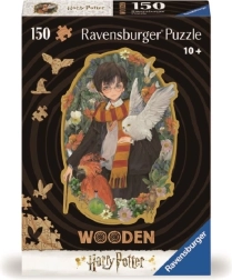 Fából készült kontúros Harry Potter kirakó, 150 darab, Ravensburger