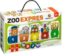 Puzzle ZOO Express - Számolj Velem 30 Darabos