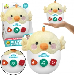 Interaktív imbolygó csibe fényekkel és hangokkal sárga