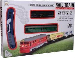 Vasútvonal effektekkel 106 × 106 cm