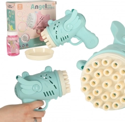 Buborékfegyver szárnyakkal kék