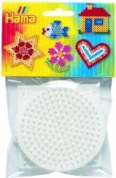 Hama MIDI vasalható gyöngyhöz való alaplapok – kör, négyzet és hatszög, 3 db