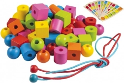 Detoa fűzhető fa gyöngyök a legkisebbeknek