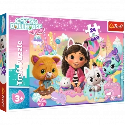 Puzzle 24 maxi – Gabby macskavilága TREFL