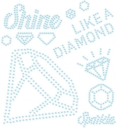 Rávasalható strasszköves applikáció – ragyogj, mint a gyémánt