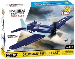 GRUMMAN F6F HELLCAT repülőgép-építőkészlet 1:48 (235 elem)