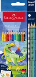 Faber-Castell Colour Grip Dinoszaurusz ceruzák 10+3