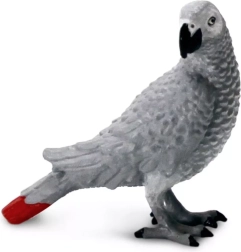 Safari Ltd. szürke papagáj figura - 1 db