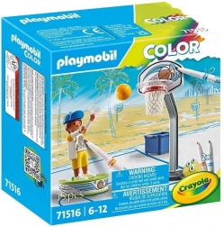 Playmobil Color Skater kosárlabda labdával