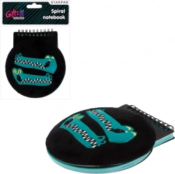 plüss krokodilos jegyzetfüzet