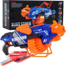 Nagy, teljesen automata BLAZE STORM bláster, 40 szivacslövedék, 8+