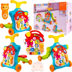 Járássegítő, játékpanel és asztalka 5 az 1-ben víztartállyal