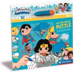 Clementoni Puzzle vízfestéssel: DC Super Friends 15 darab