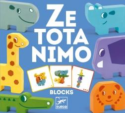 Djeco állatos zenélő puzzle kockák