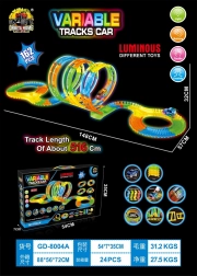VARIABLE világító versenyautópálya, 162 darab