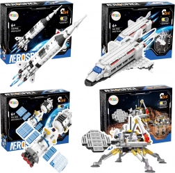 Aerospace 2 az 1-ben építőkészlet – marsi leszállóegység és űrrobot, 146 darab