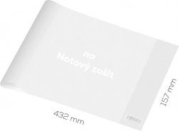 erős, átlátszó borító kottafüzethez