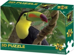 3D puzzle tukán