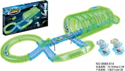 Sötétben világító versenypálya, 85 elem