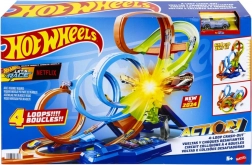 Hot Wheels Action négyszeres hurok – Crash szett