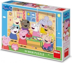 Peppa malac Maxi padlópuzzle – Bolt, 24 darab