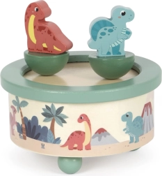 Kis lábú játék doboz dinoszauruszokkal