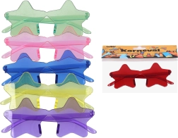 Csillag alakú karneválszemüveg – műanyag
