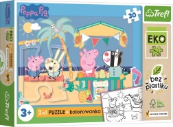 Kétoldalas maxi puzzle PEPPA MALAC 30 darab EKO
