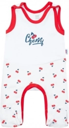 Pamut rugdalózó NEW BABY Cherry
