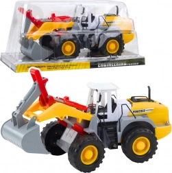 Építőipari rakodógép–markoló mozgatható kanállal