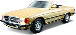 Bburago Mercedes Benz 450 SL 1977 Arany modell 1:32