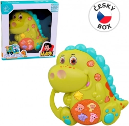 Dinoszaurusz zongora fénnyel és hangokkal