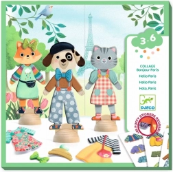 Djeco kollázs Bonjour Paris