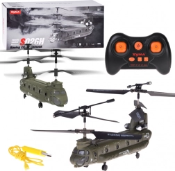 Syma RC helikopter CH-47 CHINOOK giroszkóppal beltéri repüléshez