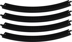 ívben hajlított sínek MINI készlethez – 4 db