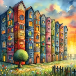 Puzzle Booktown 1023 darabos