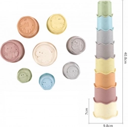 Rakosgatható pohárkák gyerekeknek, 8 darabos készlet