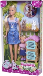 Steffi és Evi baba a Nyuszi Családdal