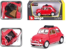 Bburago 1:24 Fiat 500L (1968) Piros