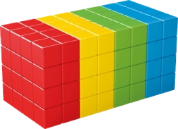 Geomag Magicube Full Color – mágneses építőkészlet 128 kockával