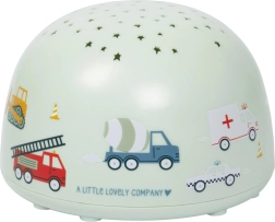 A Little Lovely Company lámpa projektorral gyerekeknek – Járművek