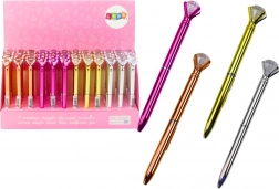 Golyóstoll gyémánttal, kék tinta 0,7 mm