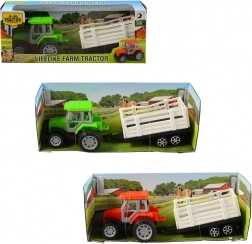 tehetetlenségi meghajtású traktor pótkocsival