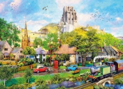 Puzzle Corfe vára alatt 1000 darab