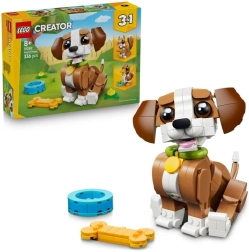 LEGO Creator 3 az 1-ben aranyos állatok – kiskutya, mókus és kacsa
