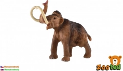 Gyapjas mamut műanyag figura 14 cm